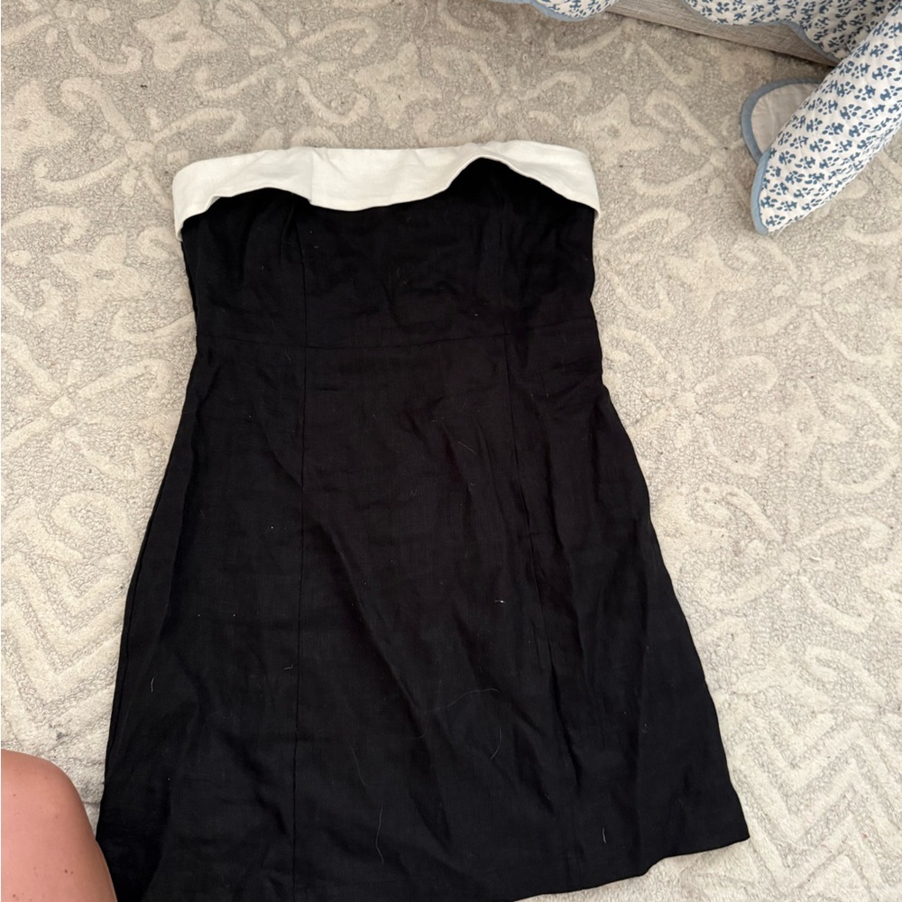 Black Strapless Sheath Dress for Cocktail